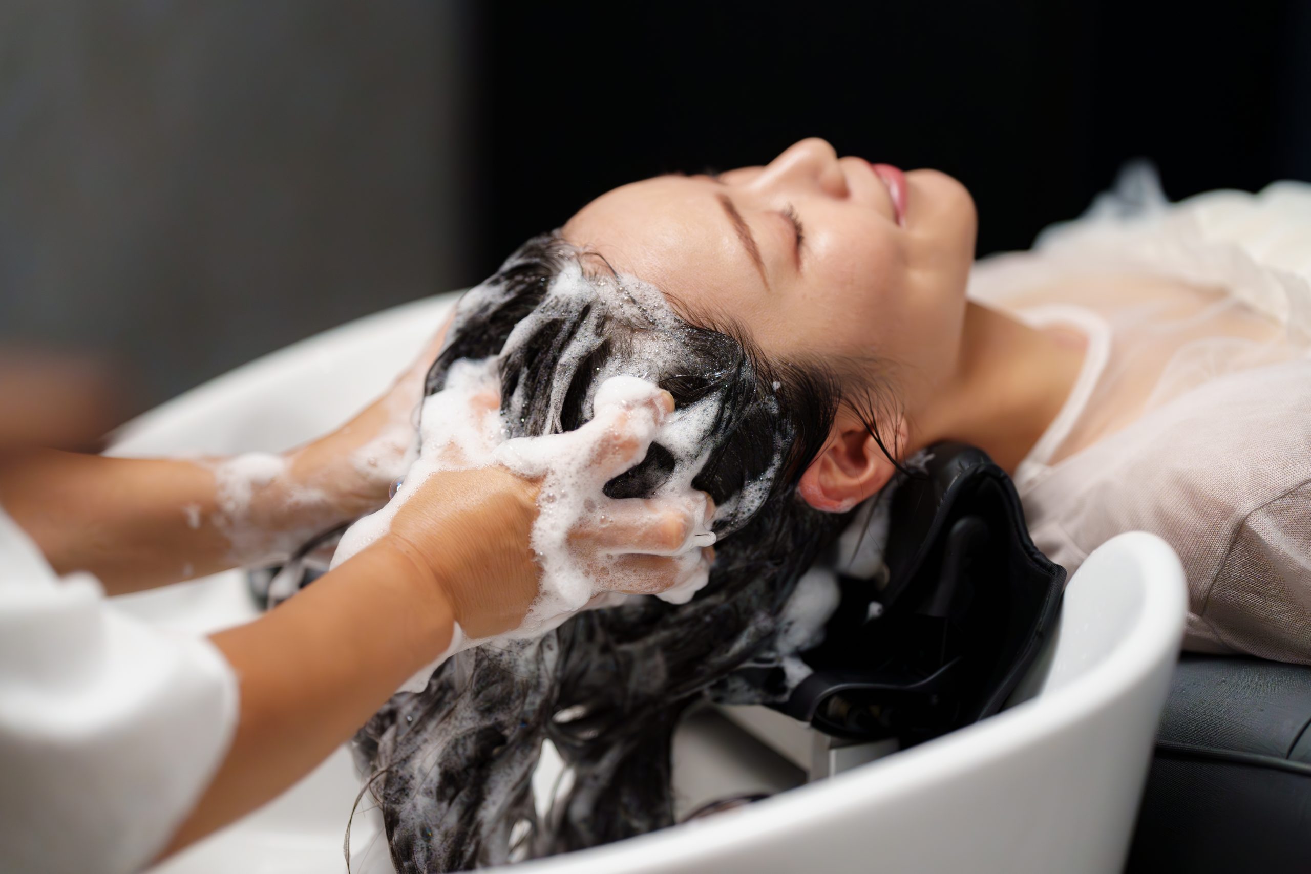 Hair,Salon,,Shampoo,,Head,Massage,,Head,Spa